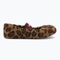 Dámské pantofle Moon Boot Fleece Ballerina Leopard cognac/cocoa