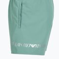 Pánské plavecké šortky EA7 Emporio Armani Extended Logo Boxer mineral blue / silver 3