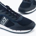 Boty EA7 Emporio Armani Black & White Laces navy/white obuv 11