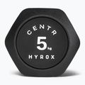 Činka Centr Urethane Dumbbell Centr x Hyrox 5 kg black 3
