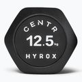 Činka Centr Urethane Dumbbell Centr x Hyrox 12,5 kg black 3