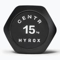 Činka Centr Urethane Dumbbell Centr x Hyrox 15 kg black 3