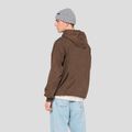 Pánská mikina Kaotiko Washed Vancouver Society brown 2