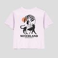 Dámské tričko Kaotiko Washed Neverland malva 4