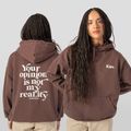Dámská mikina Kaotiko Your Opinion brown 3