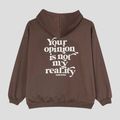Dámská mikina Kaotiko Your Opinion brown 5