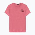Pánské tričko Kaotiko Washed No Roles Flower pink flamingo