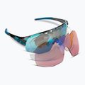 Cyklistické brýle Tifosi Sledge Lite Clarion crystal smoke/clarion blue/ac red/clear