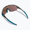 Cyklistické brýle Tifosi Sledge Lite Clarion crystal smoke/clarion blue/ac red/clear 3