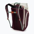 Městský batoh Osprey Transporter Roll Top 30 l mystery white/moody burgundy 3