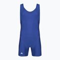 Pánský zápasnický dres Adidas 3 Stripe Singlet royal/white