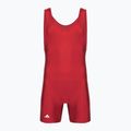 Pánský zápasnický dres Adidas 3 Stripe Singlet red/white