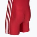 Pánský zápasnický dres Adidas 3 Stripe Singlet red/white 4