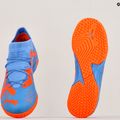 Dětské kopačky PUMA Future Match IT+Mid JR modré/oranžové 107198 01 18
