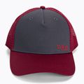 Kšiltovka Rab Trucker Logo červeno-šedá QAB-06 4