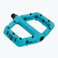 Cyklistické pedály RACE FACE Chester Large turquoise 5