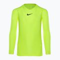 Dětské termo tričko longsleeve  Nike Dri-FIT Park First Layer volt/black