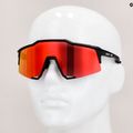 Cyklistické brýle 100% Speedcratf Soft tact black/hiper red multilayer mirror 60007-00008 12