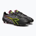 Pánské fotbalové kopačky Diadora Brasil Elite Veloce ITA LPX černo-bordó DD-101.178785-D0136-43 4