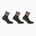 Ponožky Fila Unisex Quarter 3 Pack black 5