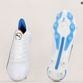 PUMA King Ultimate FG/AG pánské kopačky puma white/puma black/blue glimmer/ultra orange 19