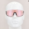 Cyklistické brýle Julbo Fury Reactiv 1-3 High Contrast matná bílá/prosvítající šedá 6