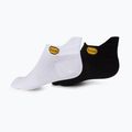 Ponožky Vibram Fivefingers Athletic No-Show 2 páry černo-bílé S15N12PS 2
