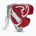 Boxerská helma Rival RHG100 Professional Headgear red/silver 2