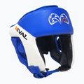 Boxerská helma Rival Amateur Competition Headgear blue/white 6