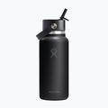 Termo láhev Hydro Flask Wide Flex Straw 946 ml black