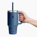 Termohrnek Hydro Flask Travel Tumbler Clear LID 945 ml harbor blue 5