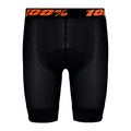 Pánské cyklistické boxerky s vložkou 100% Crux Liner černé STO-49901-001-30