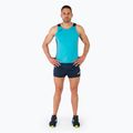 Pánské běžecké tílko tank top  Joma Record II turquoise/navy 2