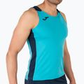 Pánské běžecké tílko tank top  Joma Record II turquoise/navy 6