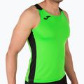 Pánské běžecké tričko Joma Record II Tank Top fluor green/black 4