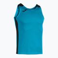 Pánské běžecké tričko Joma Record II Tank Top turquoise/black 7