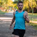 Pánské běžecké tričko Joma Record II Tank Top turquoise/black 9