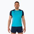 Pánské běžecké tričko Joma Record II fluor tyrkysová/navy