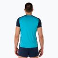 Pánské běžecké tričko Joma Record II fluor tyrkysová/navy 3