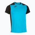 Pánské běžecké tričko Joma Record II fluor tyrkysová/navy 9