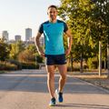 Pánské běžecké tričko Joma Record II fluor tyrkysová/navy 10