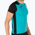 Pánské běžecké tričko Joma Record II turquoise black 7