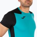 Pánské běžecké tričko Joma Record II turquoise black 8