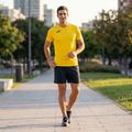 Pánské běžecké tričko Joma Record II yellow 10