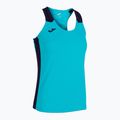 Dámské běžecké tričko Joma Record II Tank Top fluor turquoise/navy 6