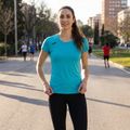 Dámské běžecké tričko Joma Record II fluor turquoise 5
