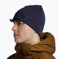 Zimní čepice BUFF Heavyweight Merino Wool solid indigo 4