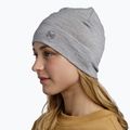 Zimní čepice BUFF Lightweight Merino Wool solid light grey 3