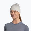 Zimní čepice BUFF Heavyweight Merino Wool solid cloud 4