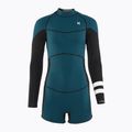Dámský plavecký neopren Hurley Advant Shorty Texture 2/2 mm Springsuit black/skyblue
